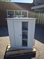Statafel Bijzettafel voor in Garage of Kroeg 104x80x126, Ophalen, Gebruikt, ., .
