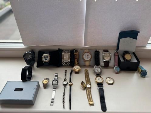 Diverse horloges voor de horlogemaker en verzamelaar, Sieraden, Tassen en Uiterlijk, Horloges | Dames, Gebruikt, Guess, Staal