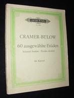 Cramer - Bulow - 60 Ausgewahlte Etuden - Selected Studies -, Muziek en Instrumenten, Bladmuziek, Piano, Gebruikt, Ophalen of Verzenden