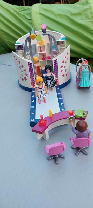 Playmobil modeshow met poppetjes en accessoires  beschikbaar voor biedingen