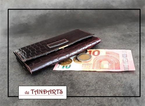Montecarlo portemonnee, LEER – GEFVOERD !, Sieraden, Tassen en Uiterlijk, Portemonnees, Leer, Ophalen of Verzenden