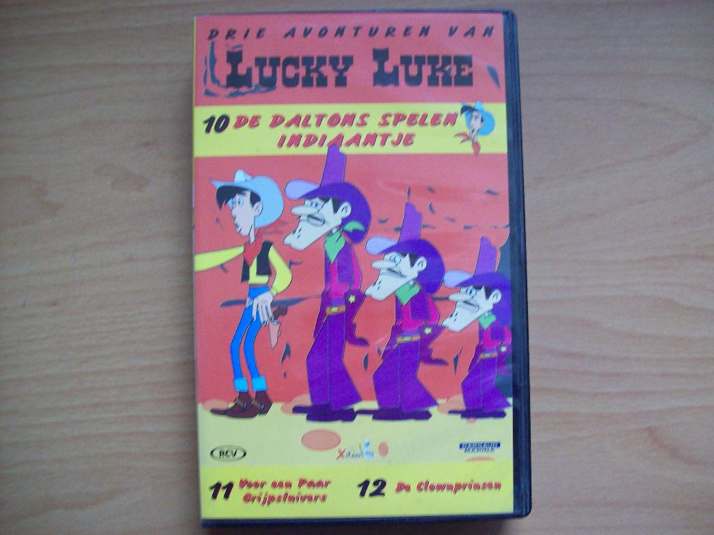 Lucky Luke: Drie Avonturen (10, 11, en 12) Nieuw in folie!, Cd's en Dvd's, VHS | Kinderen en Jeugd, Tekenfilm, Alle leeftijden