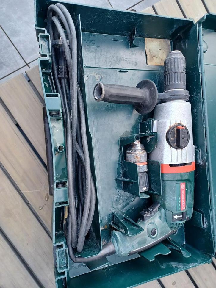 Metabo Klopboormachines - Gebruikt, Doe-het-zelf en Verbouw, Gereedschap | Boormachines, Gebruikt, Boormachine, 600 watt of meer