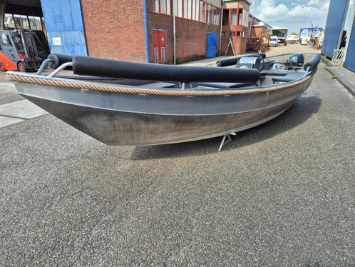 Hanzepunter 580 De Luxe, Watersport en Boten, Sloepen, Zo goed als nieuw, Tot 10 pk, 3 tot 6 meter, Buitenboordmotor, Benzine