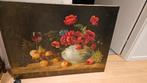 Stilleven 1 mtr x 75 cm, Antiek en Kunst, Kunst | Schilderijen | Klassiek, Ophalen of Verzenden