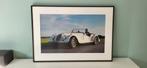 Morgan Plus 8 artwork ingelijst met ontspiegeld.glas, Ophalen of Verzenden, Zo goed als nieuw, Auto's