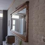 Grenen Spiegel, Huis en Inrichting, Woonaccessoires | Spiegels, Ophalen, Gebruikt, Rechthoekig, Minder dan 100 cm