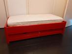 leuk kinderbed of bankje met matras, Ophalen, Gebruikt, Minder dan 140 cm, Matras