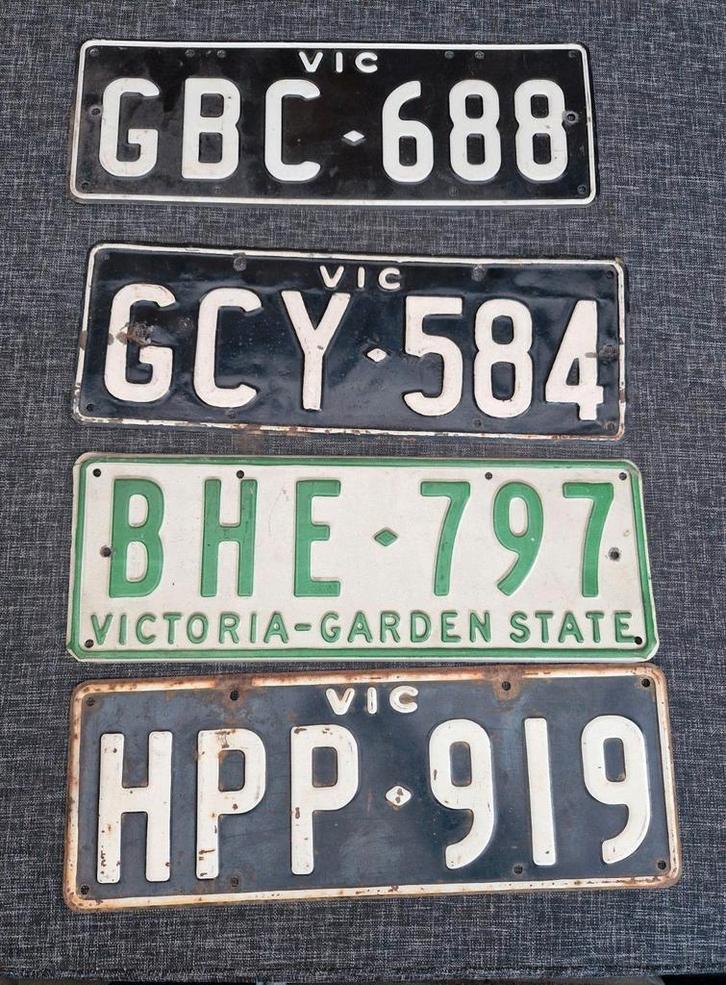 Australië kentekenplaat nummerbord nummerplaat License Plate, Verzamelen, Automerken, Motoren en Formule 1, Gebruikt, Auto's, Ophalen of Verzenden
