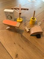 Houten Poppenhuis Schoonmaakset, Ophalen of Verzenden, Zo goed als nieuw, Jongen of Meisje