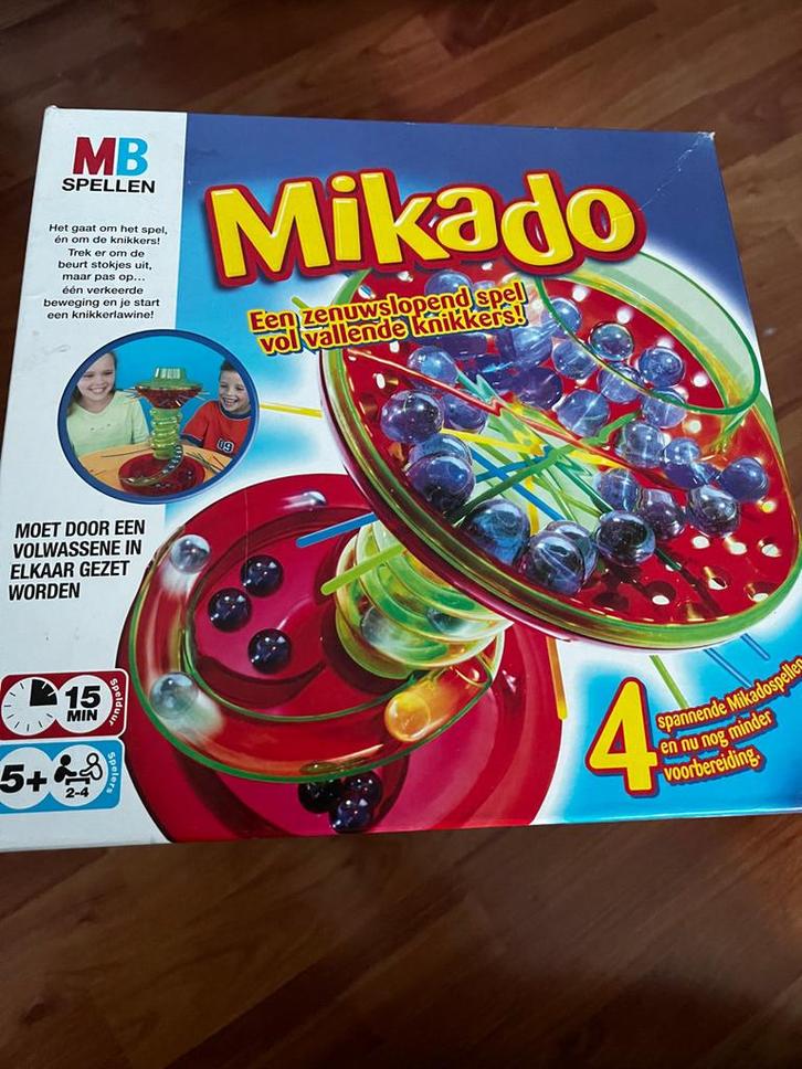 Mikado Spel - Leuk en spannend!, Hobby en Vrije tijd, Gezelschapsspellen | Bordspellen, Gebruikt, Een of twee spelers, Ophalen of Verzenden