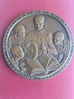 1956 Belgisch Congo medaille Union Minière Haute-Katanga, Postzegels en Munten, Verzenden, Brons, Buitenland