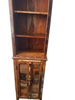 Houten Boekenkast - Gerecycled Hout - 180cm Hoog, Zo goed als nieuw, Gerecycled hout, 150 tot 200 cm, 25 tot 50 cm