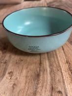 Mintgroene Elin Kom - Hand geglazuurd, Ophalen of Verzenden, Zo goed als nieuw, Kom(men), Overige stijlen