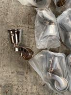 Verchroomde wieltjes voor onder stoel/poef, Ophalen of Verzenden, Nieuw, Eén