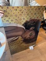 Groot plexiglas schilderij incl bevestiging. 70x110, Ophalen