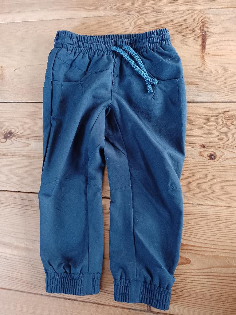 Trollkids outdoorbroek/wandelbroek donkerblauw maat 98, Broek, Gebruikt, Trollkids, Ophalen of Verzenden