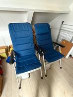 Twee ANWB stoelen campingstoelen met tafel, Caravans en Kamperen, Ophalen, Zo goed als nieuw, Campingstoel