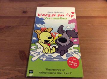 Woezel en Pip verzamelbox 3 dvd's flatbox beschikbaar voor biedingen