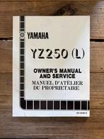 Yamaha YZ250(L) Handleiding & Service Manual, Ophalen of Verzenden, Yamaha