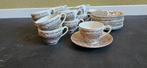 Crown Ducal theekopjes en schotels 12x, Antiek en Kunst, Antiek | Servies compleet, Ophalen