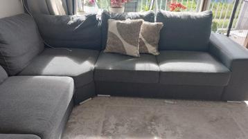 Hoekbank grijs/ sofa grijs
