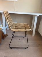 Eetkamerstoel rotan, Huis en Inrichting, Stoelen, Ophalen, Bruin, Riet of Rotan, Zo goed als nieuw