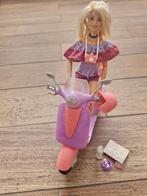 Barbie met scooter, Ophalen, Zo goed als nieuw, Barbie