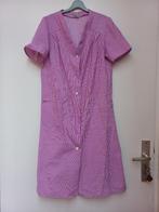 Fuchsiaroze met witte keukenschort / schort voor carnaval bv, Maat 38/40 (M), Carnaval, Ophalen of Verzenden, Kleding