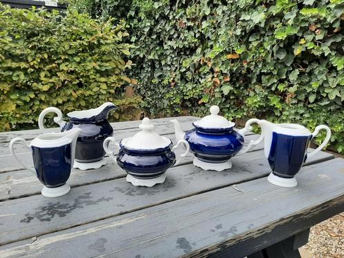 Weimar Porzellan Katharina, theepot, suikerpot, 3 kannetjes, Antiek en Kunst, Antiek | Servies los, Ophalen