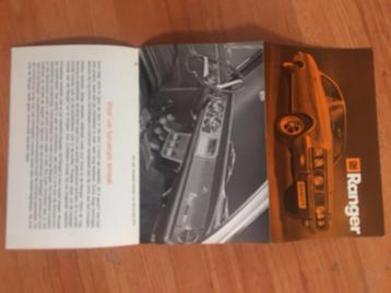 Ranger fraaie model Opel Rekord C brochure/auto folder '70 beschikbaar voor biedingen