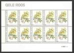 Bloemen op postzegels: Gele Roos, Postzegels en Munten, Postzegels | Nederland, Na 1940, Ophalen of Verzenden, Postfris