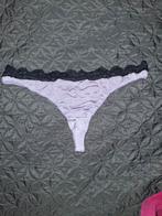 Elegante String met Kant, Onbekend, Verzenden, Paars, String