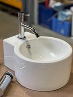 Toiletfontein Differnz Hestia - Wit keramiek - Set - NIEUW, Nieuw, Wastafel, Ophalen of Verzenden, Chroom