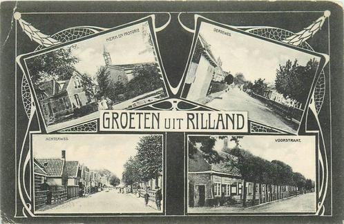 (388-130-019) Rilland Groeten uit, Verzamelen, Ansichtkaarten | Nederland, Zeeland, Verzenden