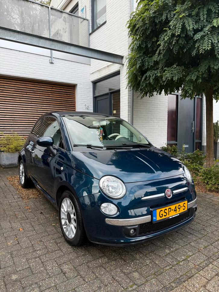Fiat 500 cabrio met nieuwe APK!!, Auto's, Fiat, Particulier, Airconditioning, Benzine, Hatchback, Handgeschakeld, Geïmporteerd