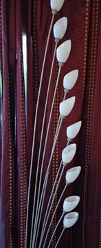 Harco loor design lamp rvs frame witte wing kapjes, Ophalen, Zo goed als nieuw, 150 tot 200 cm