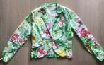 Trendy jasje met grote bloemen, 40, Maat 38/40 (M), Ophalen of Verzenden, Jasje, Gedragen