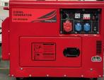 Aggregaat universalkraft 9500W Diesel met elektrische start, Nieuw, Benzine, Ophalen of Verzenden