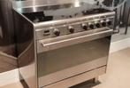 Jonge Smeg inductie fornuis 90 breed, Witgoed en Apparatuur, Fornuizen, Ophalen, 60 cm of meer, 4 kookzones, Zo goed als nieuw