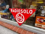 RADIOSOLO oud emaille reclamebord, Antiek en Kunst, Antiek | Emaille, Ophalen