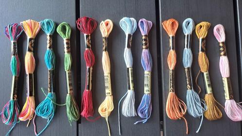 12 x overlopend borduurgaren. Prima voor kaart borduren!, Hobby en Vrije tijd, Kaarten | Zelf maken, Nieuw, Ophalen of Verzenden