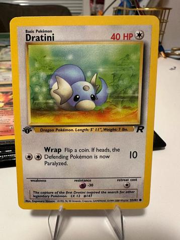 Oude pokemon kaarten 1e Edition in bijna Nieuw staat beschikbaar voor biedingen