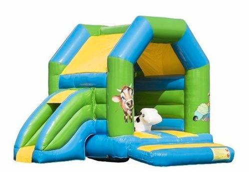 Springkussen midi multifun boerderij huren / te huur, Hobby en Vrije tijd, Feestartikelen | Verhuur, Nieuw, Overige, Ophalen