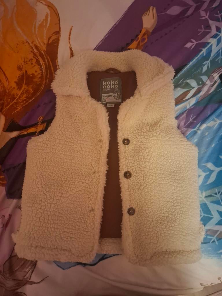 Bodywarmer Koko Noko Teddy meisjes 128, Kinderen en Baby's, Meisje, Nieuw, Ophalen of Verzenden, Koko Noko