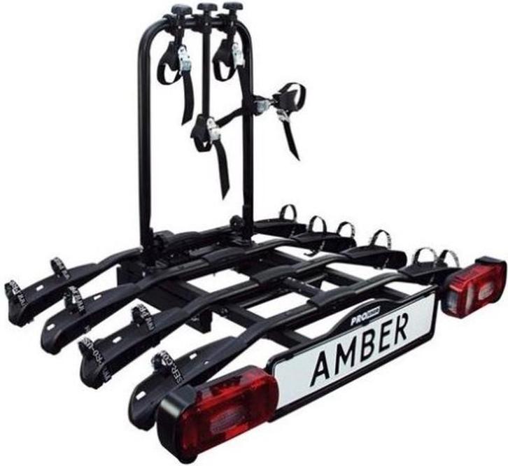 Koopje : Pro-User Amber IV - 4 Fietsen - 3 Jaar Garantie, Auto diversen, Fietsendragers, Nieuw, Trekhaakdrager, 3 fietsen of meer