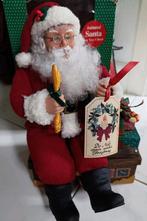 Holiday creations bewegende kerstman op kist, Diversen, Ophalen of Verzenden, Zo goed als nieuw