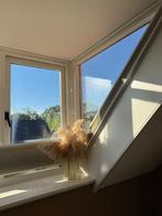 Sunvision plissegordijnen, 1 rechte en 2 driehoeken, Ophalen, Gebruikt, 100 tot 150 cm, 100 tot 150 cm