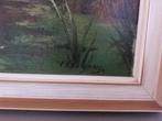 Olieverfschilderij Frans Baaijens - Herfstlandschap, Antiek en Kunst, Kunst | Schilderijen | Klassiek, Ophalen of Verzenden