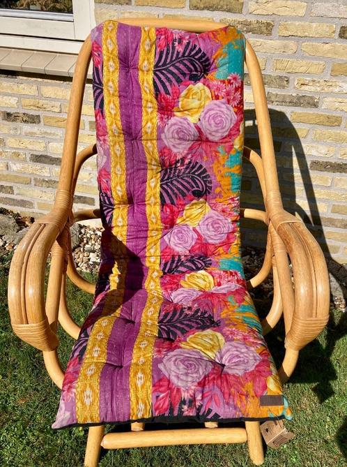 5 Kleurrijke tuinkussens gemaakt van vintage Sari stof India, Tuin en Terras, Tuinmeubel-accessoires, Ophalen of Verzenden